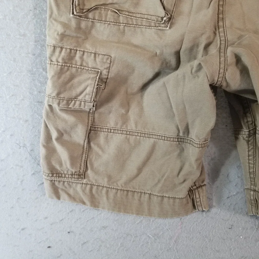 Levi's cargo shorts men's 31x11 brown heavy cotton outdoor Urban long hiking